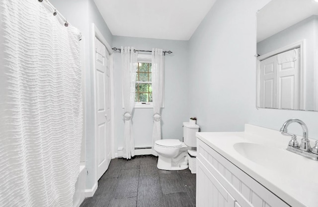 481 E Branch Rd, Patterson, NY 12563 - bathroom featuring vanity and shower / tub combo with curtain