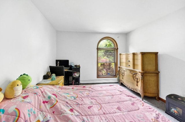 481 E Branch Rd, Patterson, NY 12563 - bedroom featuring a baseboard radiator and carpet floors