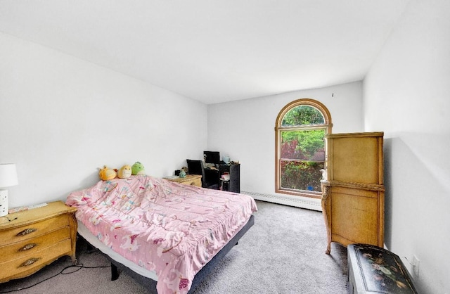 481 E Branch Rd, Patterson, NY 12563 - carpeted bedroom with a baseboard radiator