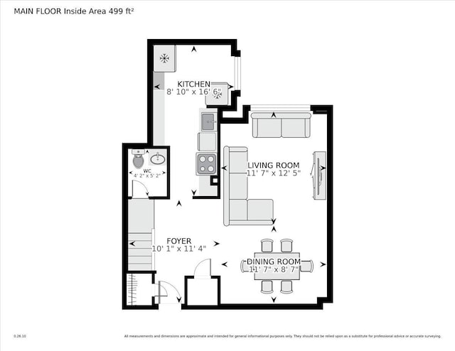 99-40 63rd Rd Unit 1Z, Rego Park, NY 11374 - view of floor plan / room layout