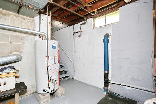 38 Wilson St, Middletown, NY 10940 - basement with water heater