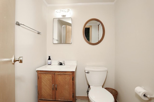 38 Wilson St, Middletown, NY 10940 - bathroom featuring vanity and ornamental molding
