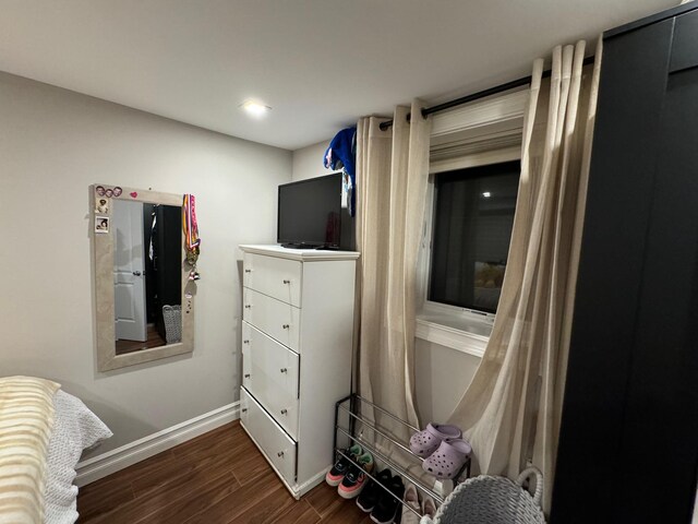 1803 Front St, East Meadow, NY 11554 - bedroom featuring wood finished floors and baseboards