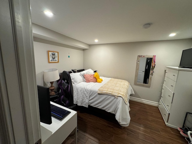 1803 Front St, East Meadow, NY 11554 - bedroom featuring wood finished floors and recessed lighting