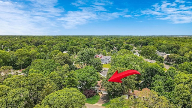 21 Spectacle Lake Dr, Smithtown, NY 11767 - drone / aerial view of a forest