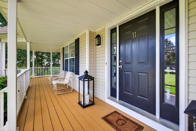 11 Pacer Ct, Goshen, NY 10924 - view of wooden porch