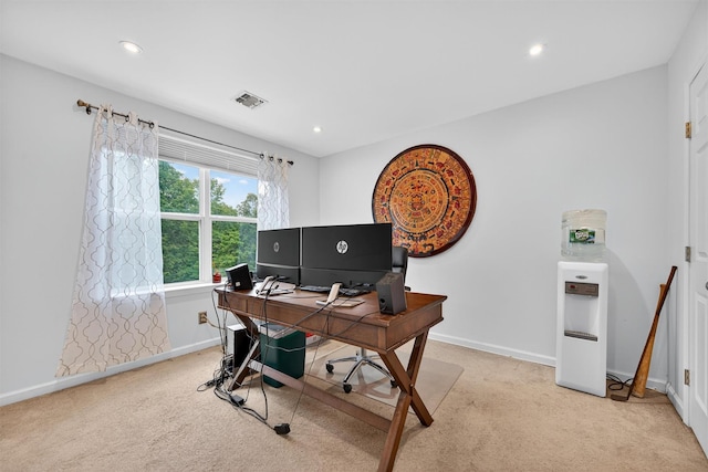 11 Pacer Ct, Goshen, NY 10924 - office area with light colored carpet and recessed lighting