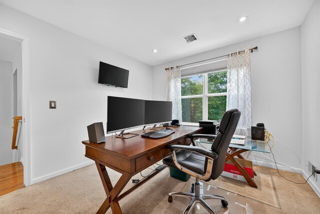 11 Pacer Ct, Goshen, NY 10924 - office area featuring carpet and recessed lighting