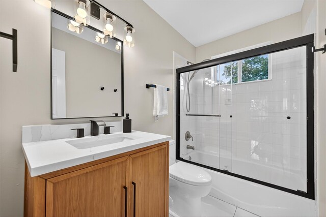 11 Pacer Ct, Goshen, NY 10924 - bathroom with vanity and enclosed tub / shower combo
