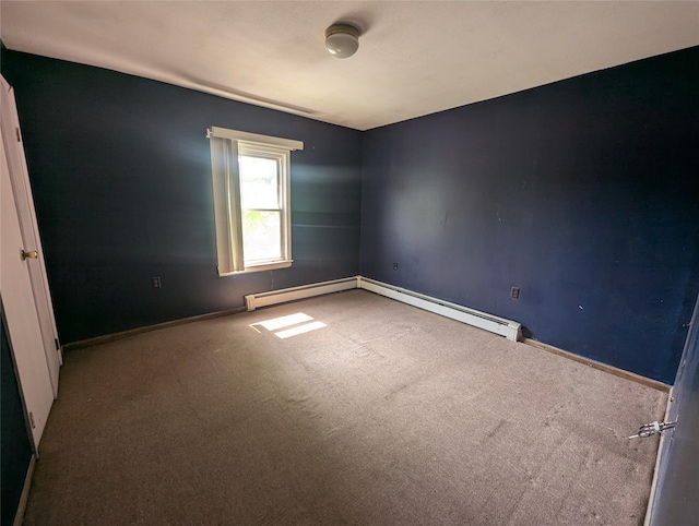 265 Goodwill Rd, Montgomery, NY 12549 - carpeted empty room with baseboard heating
