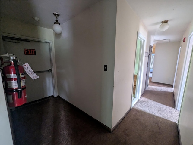 265 Goodwill Rd, Montgomery, NY 12549 - hall with dark colored carpet