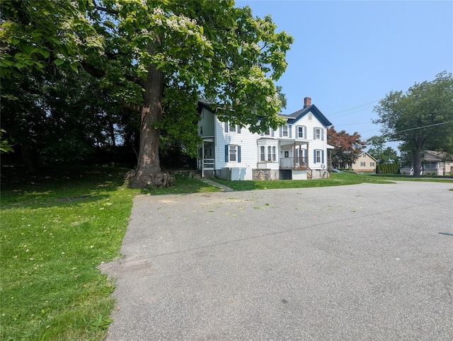 265 Goodwill Rd, Montgomery, NY 12549 - multi unit property featuring a chimney and a front lawn