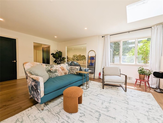 1 Concord Dr, Fort Salonga, NY 11768 - living area featuring light wood-type flooring and recessed lighting