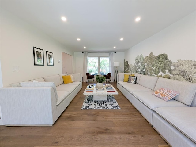 1 Concord Dr, Fort Salonga, NY 11768 - living area featuring wood finished floors and recessed lighting