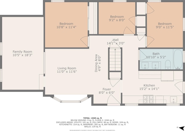 167 Front Ave, Brentwood, NY 11717 - view of property floor plan