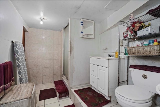 109 Leverich St, Hempstead, NY 11550 - full bathroom featuring a stall shower, vanity, and tile patterned floors