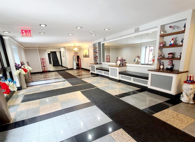 66-15 Wetherole St Unit E16, Rego Park, NY 11374 - community lobby with recessed lighting