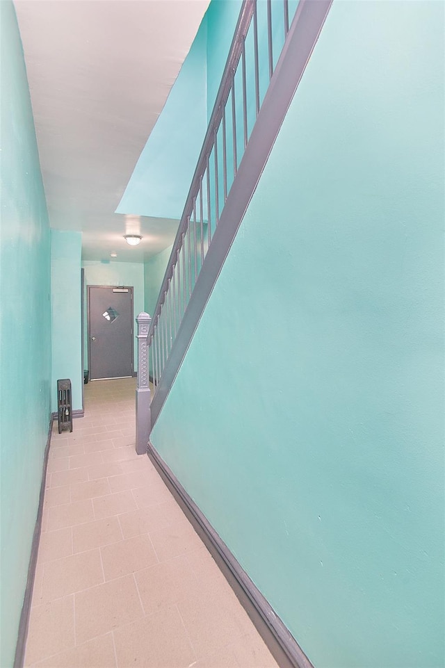 1069 Grant Ave, Bronx, NY 10456 - hall with stairway and baseboards