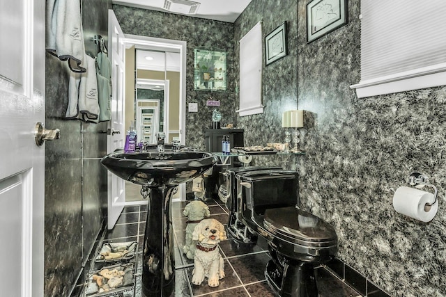 147 The Knl, Syosset, NY 11791 - half bath featuring tile patterned floors and toilet