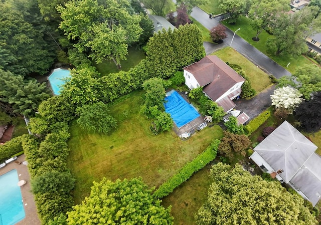 8 Macintosh Ln, Monsey, NY 10952 - drone / aerial view of a pool area