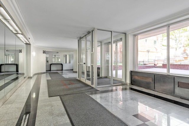 6360 102nd St Unit D8, Rego Park, NY 11374 - building lobby with ornamental molding