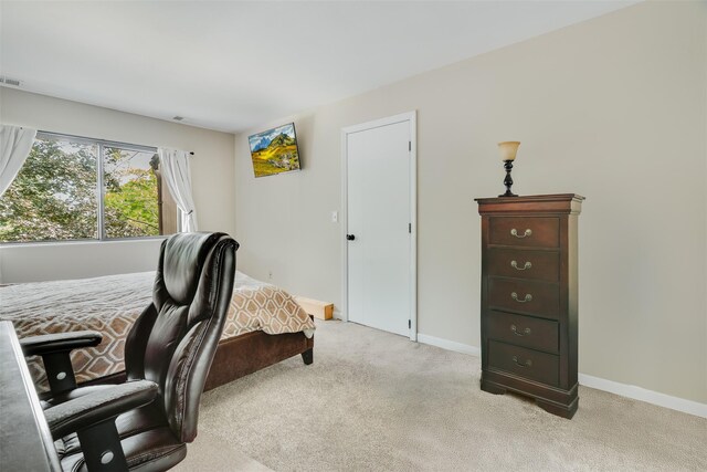 3305 Pine Cone Ct, Poughkeepsie, NY 12603 - bedroom featuring light carpet and baseboards