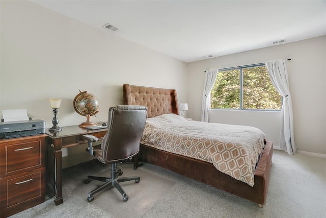 3305 Pine Cone Ct, Poughkeepsie, NY 12603 - bedroom featuring light carpet and an office area