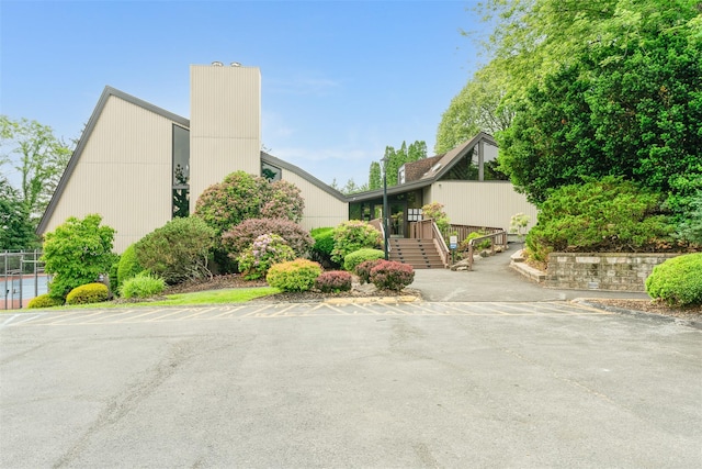 3305 Pine Cone Ct, Poughkeepsie, NY 12603 - view of front of property featuring uncovered parking and stairs