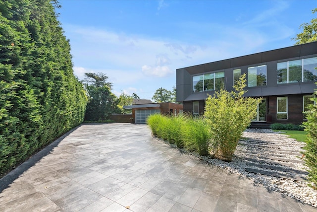 1555 Stevenson Rd, Hewlett, NY 11557 - view of contemporary home