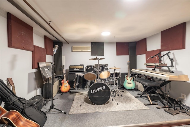 100 Virginia St, Valley Stream, NY 11580 - miscellaneous room with a wall unit AC and baseboards