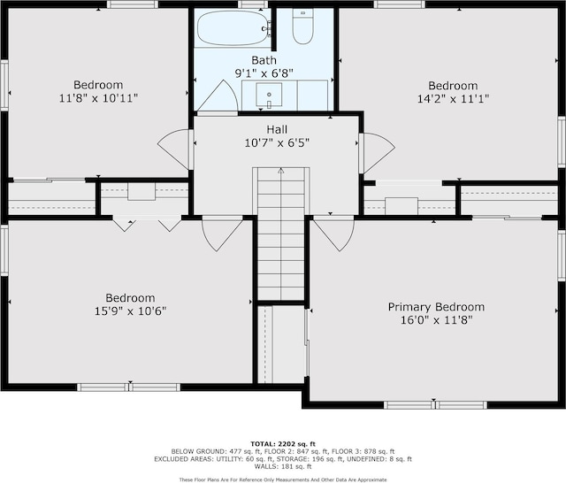 100 Virginia St, Valley Stream, NY 11580 - view of property floor plan