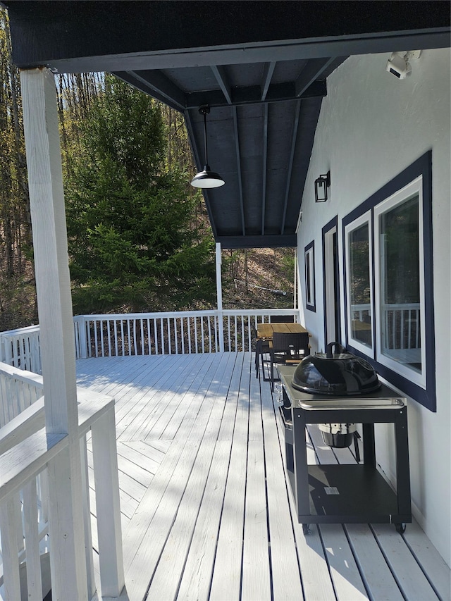 470 Shaver Hill Rd, Andes, NY 13731 - view of wooden deck