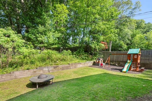 29 Ravenwood Dr, Kings Park, NY 11754 - view of yard featuring a playground