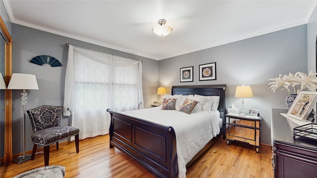 81 Avondale Rd, Yonkers, NY 10710 - bedroom with light wood-style floors and crown molding