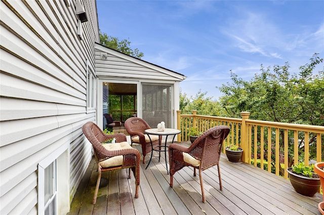 81 Avondale Rd, Yonkers, NY 10710 - view of wooden deck
