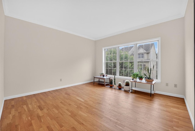 28 Winhaven Ct Unit 20, Highland Falls, NY 10928 - unfurnished room featuring light wood-type flooring and crown molding