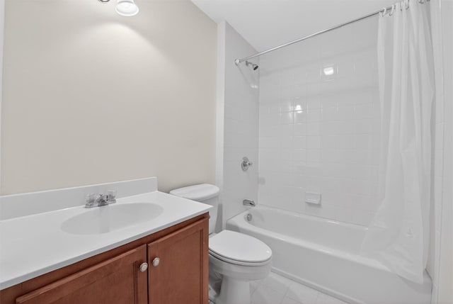 28 Winhaven Ct Unit 20, Highland Falls, NY 10928 - full bathroom with shower / bath combo with shower curtain, vanity, and tile patterned floors