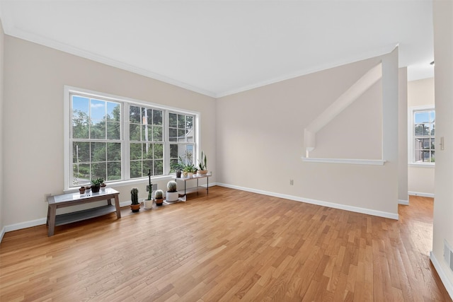 28 Winhaven Ct Unit 20, Highland Falls, NY 10928 - unfurnished room with light wood finished floors and ornamental molding