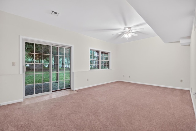 28 Winhaven Ct Unit 20, Highland Falls, NY 10928 - spare room featuring carpet floors and a ceiling fan