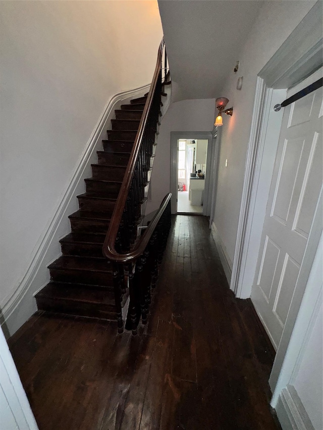 21 Jefferson St, Brooklyn, NY 11206 - stairs featuring wood-type flooring