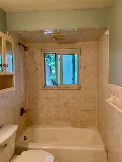 25 Waldron Dr, Stony Point, NY 10980 - bathroom with tile walls and  shower combination