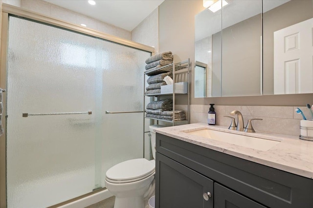 37 Swan Ln, Levittown, NY 11756 - full bath featuring vanity and a shower stall