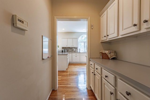 44 Croft Ln, Smithtown, NY 11787 - corridor with light wood-style flooring