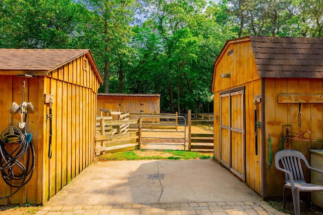44 Croft Ln, Smithtown, NY 11787 - view of outdoor structure featuring view of wooded area