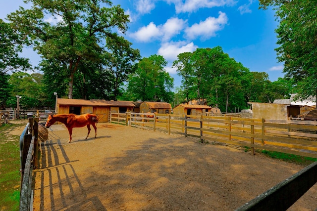 44 Croft Ln, Smithtown, NY 11787 - stable featuring view of wooded area