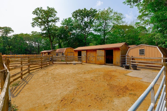 44 Croft Ln, Smithtown, NY 11787 - horse barn with view of wooded area