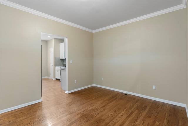 38 Woodside Knolls Dr, Middletown, NY 10940 - unfurnished room featuring crown molding and light wood-style floors
