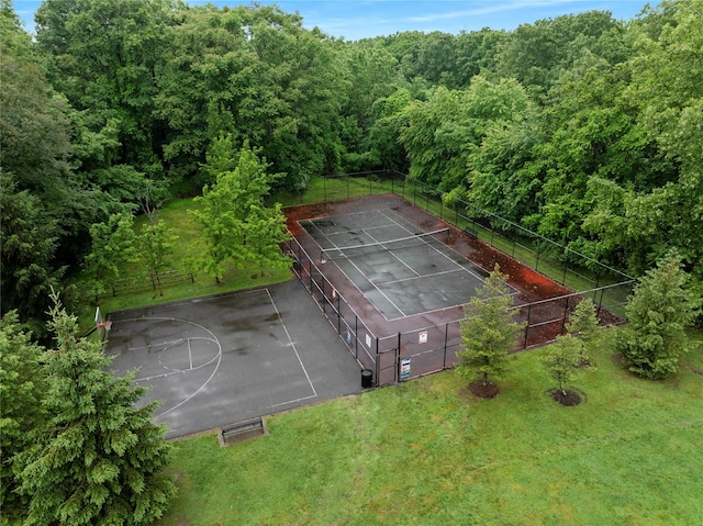 38 Woodside Knolls Dr, Middletown, NY 10940 - bird's eye view of a heavily wooded area