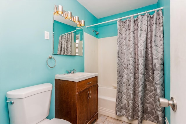52 Newkirk Rd, Yonkers, NY 10710 - full bathroom featuring vanity, shower / tub combo, and tile patterned floors
