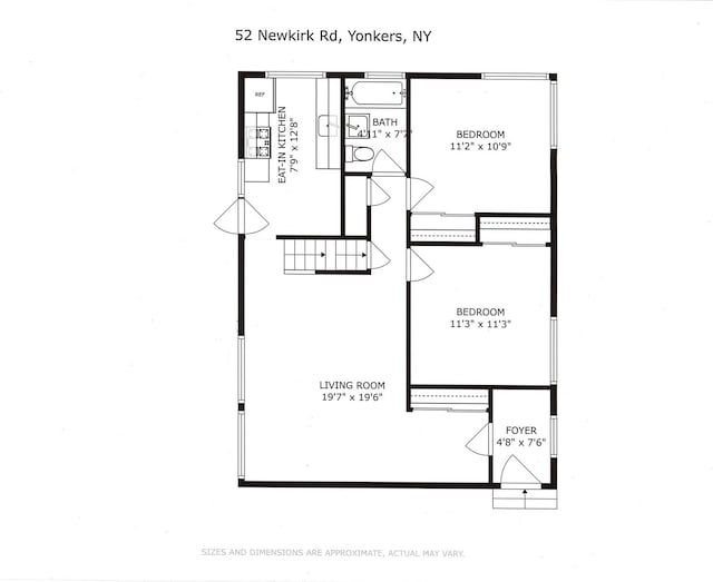 52 Newkirk Rd, Yonkers, NY 10710 - view of floor plan / room layout